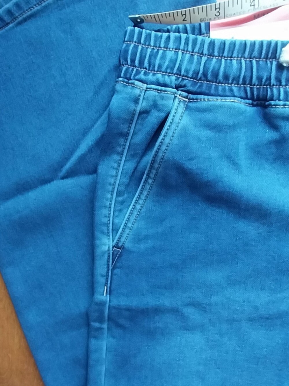 Nwt Blue Drawstring Jeans - Picture 2 of 8